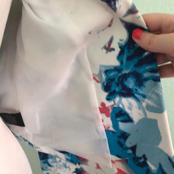 Floral shawl collar jacket size SP NWOT - Picture 5 of 5